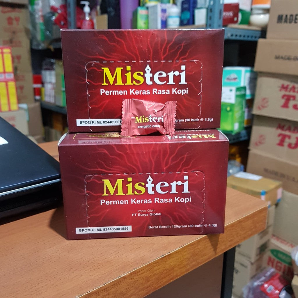 Misteri Coffee Candy with Ginseng 30 pcs for men gingseng coffe