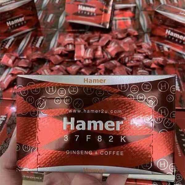 ham-er candy coffe gingseng for men vitamint and suplement strong 30 pcs