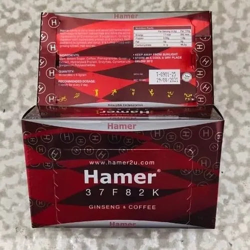 ham-er candy coffe gingseng for men vitamint and suplement strong 30 pcs