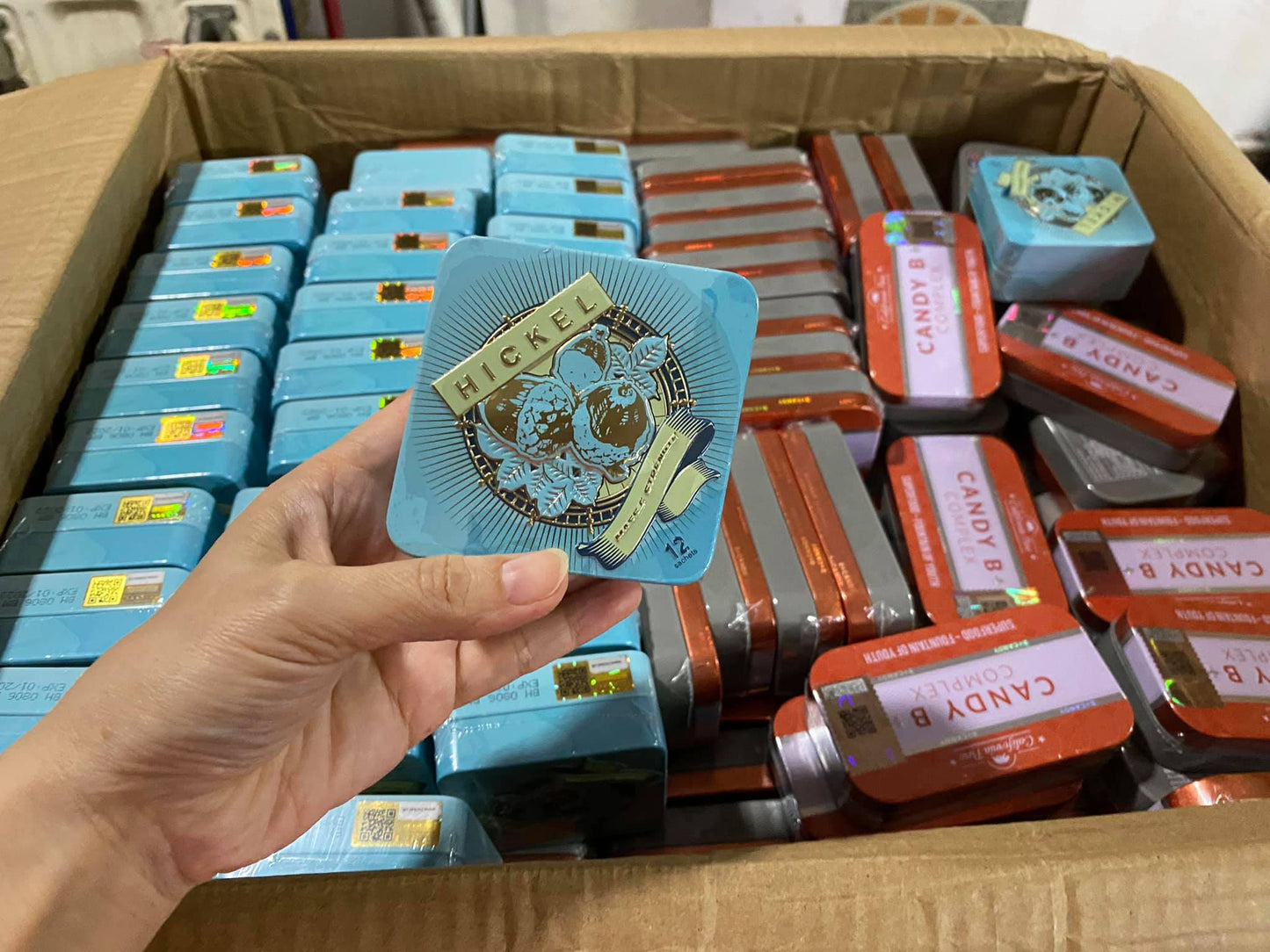 hickel candy for men vitamint and suplement strong 1 box 12 pcs