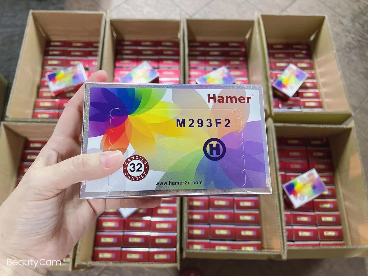 ham-er rainbow candy coffe gingseng for men vitamint and suplement strong 32 pcs