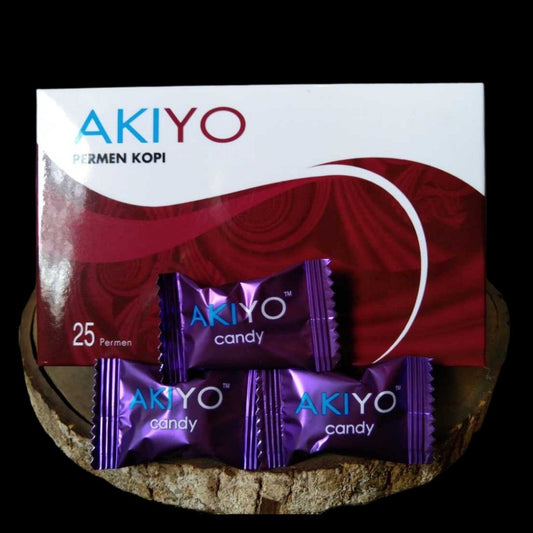 akiyo candy gingseng for men vitamint 1 box 25 pcs