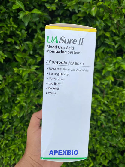 UASure II Uric Acid Meter Test Kit Meter | Tool & 50 Test Strips
