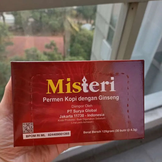 Misteri Coffee Candy with Ginseng 30 pcs for men gingseng coffe
