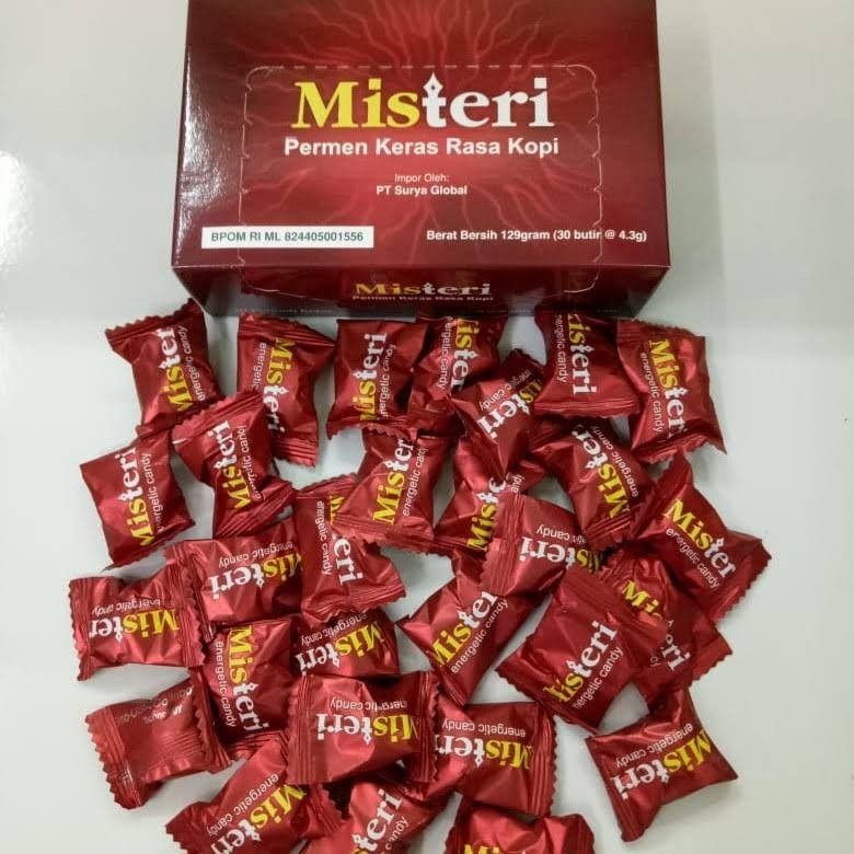 Misteri Coffee Candy with Ginseng 30 pcs for men gingseng coffe