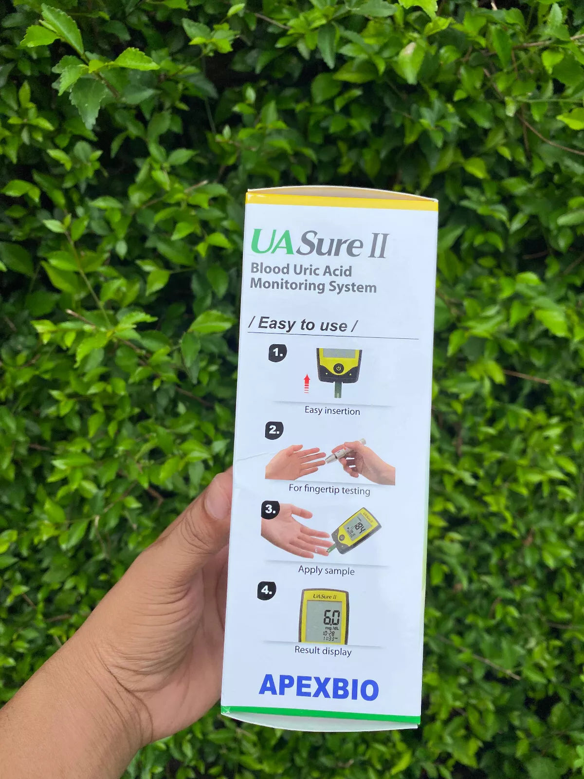 UASure II Uric Acid Meter Test Kit Meter | Tool & 50 Test Strips