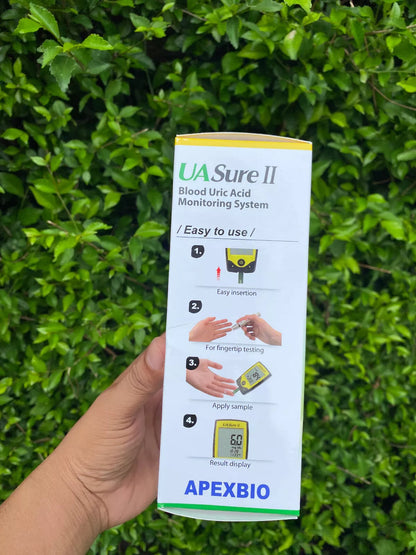 UASure II Uric Acid Meter Test Kit Meter | Tool & 50 Test Strips