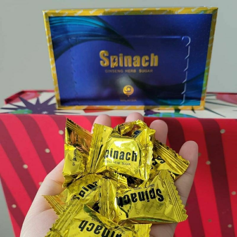 Spinach Candy Ginseng Coffee Original 1 Box 30pcs - Spinach Ginseng Herbal